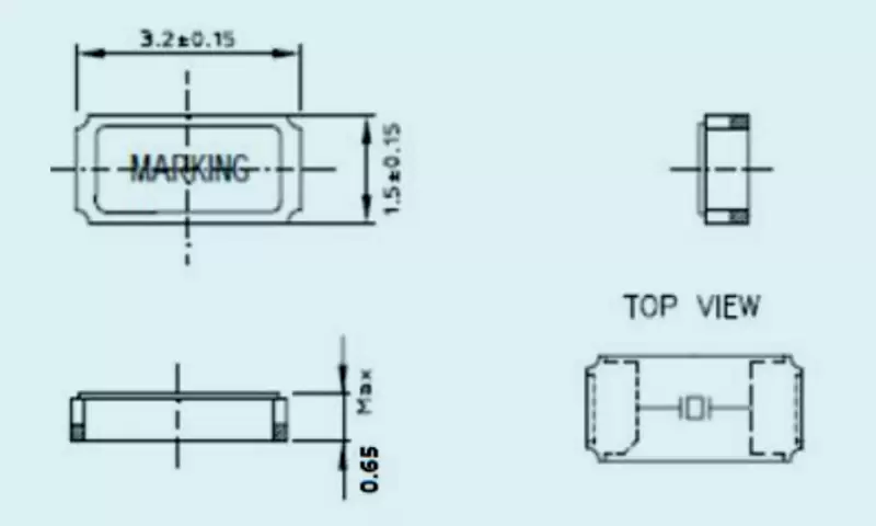 UNIT&Agrave; DI CRISTALLO SMD KHz RANGE